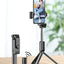 LEAPCOVER Selfie Stick Light - Trépied 3-en-1 et Anneau Lumineux