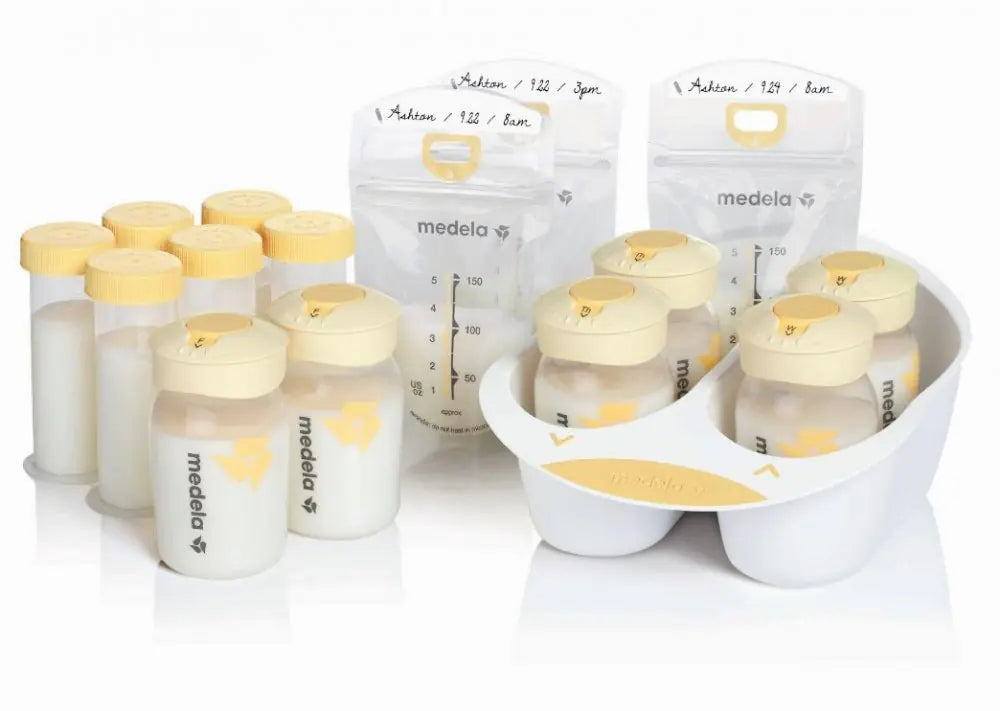 Conjunto de Soluciones para Almacenamiento de Leche Materna Medela