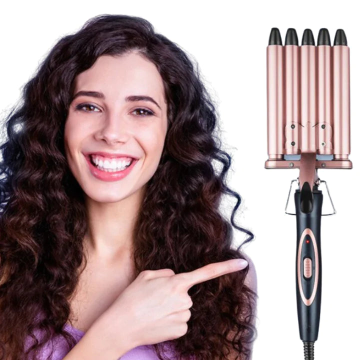 Five Tube Curler with Adjustable Temperature