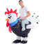 Costume Gonflable Poulet Decalare pour Adultes