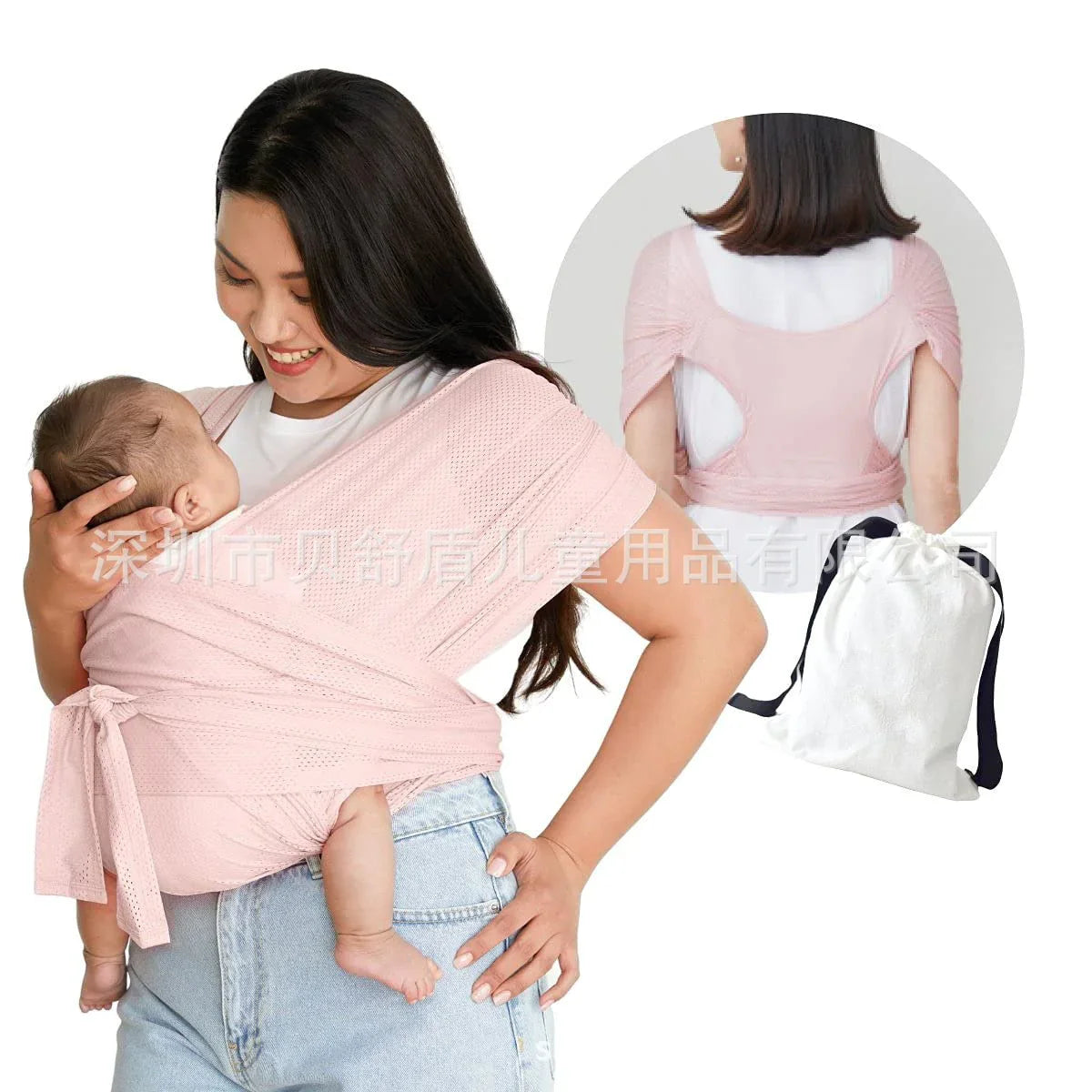 SnugX Baby Sling - Portabebés Cómodo