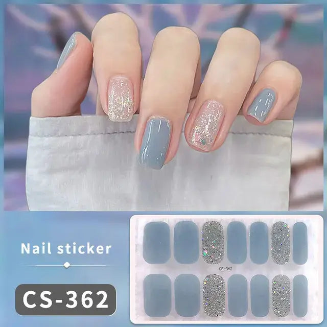 Premium DIY Gel Nail Stickers for Effortless Glam