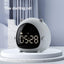 Table Clock Cute Alarm Clock Cute Toddler Alarm Clock Dimming Sleep Training Clock with Night Light Kids Wake Up Clock USB Rechargeable Easy Setting Kids Bedside Kids Night Wake Up Light Multi Function Alarm Clock for For Child Children Home Decoration - Korvel