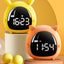 Table Clock Cute Alarm Clock Cute Toddler Alarm Clock Dimming Sleep Training Clock with Night Light Kids Wake Up Clock USB Rechargeable Easy Setting Kids Bedside Kids Night Wake Up Light Multi Function Alarm Clock for For Child Children Home Decoration - Korvel