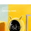 Table Clock Cute Alarm Clock Cute Toddler Alarm Clock Dimming Sleep Training Clock with Night Light Kids Wake Up Clock USB Rechargeable Easy Setting Kids Bedside Kids Night Wake Up Light Multi Function Alarm Clock for For Child Children Home Decoration - Korvel