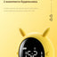 Table Clock Cute Alarm Clock Cute Toddler Alarm Clock Dimming Sleep Training Clock with Night Light Kids Wake Up Clock USB Rechargeable Easy Setting Kids Bedside Kids Night Wake Up Light Multi Function Alarm Clock for For Child Children Home Decoration - Korvel