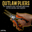Tackle Boss Ensemble de Pince Outlaw Premium 3 PCS