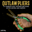 Ensemble de pinces de pêche Outlaw Tackle Boss en 4 pièces