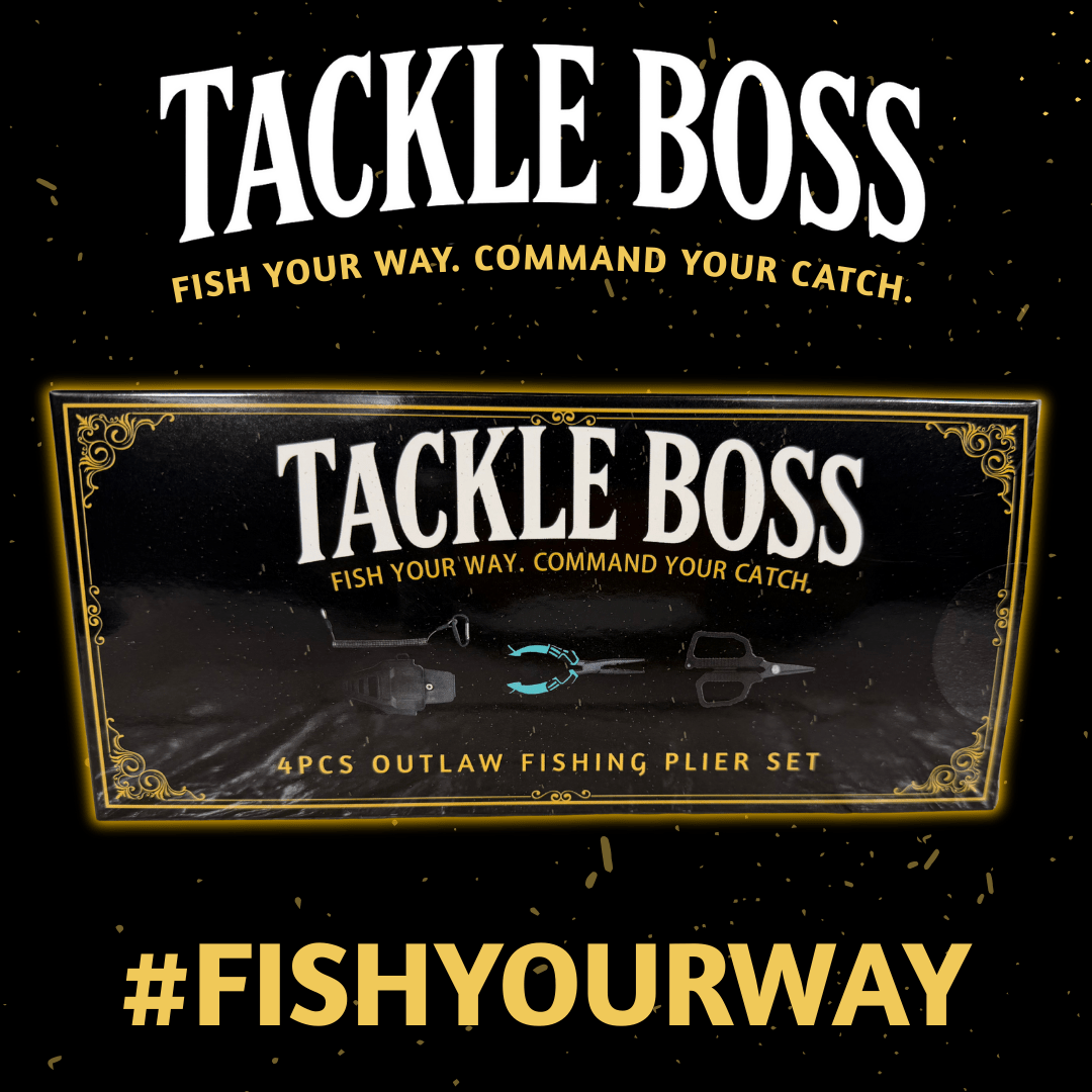 Ensemble de pinces de pêche Outlaw Tackle Boss en 4 pièces