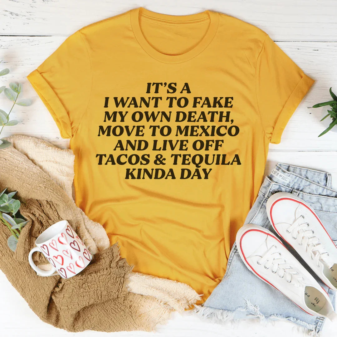 Camiseta del día de tacos y tequila