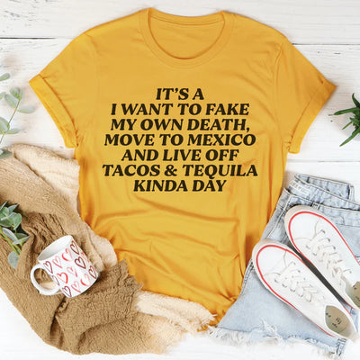 Camiseta del día de tacos y tequila
