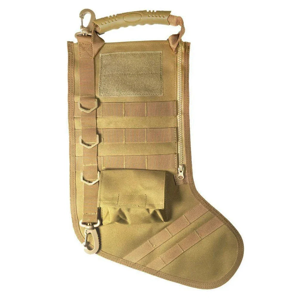 Sac à bas de Noël tactique - Décorations de vacances premium