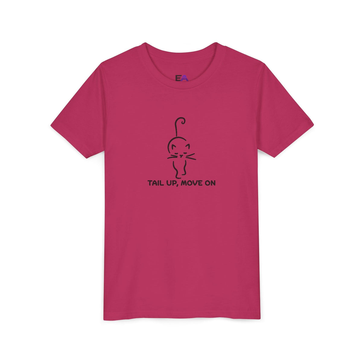 Tail Up, Move On Youth Tee – Small Human, Big Attitude