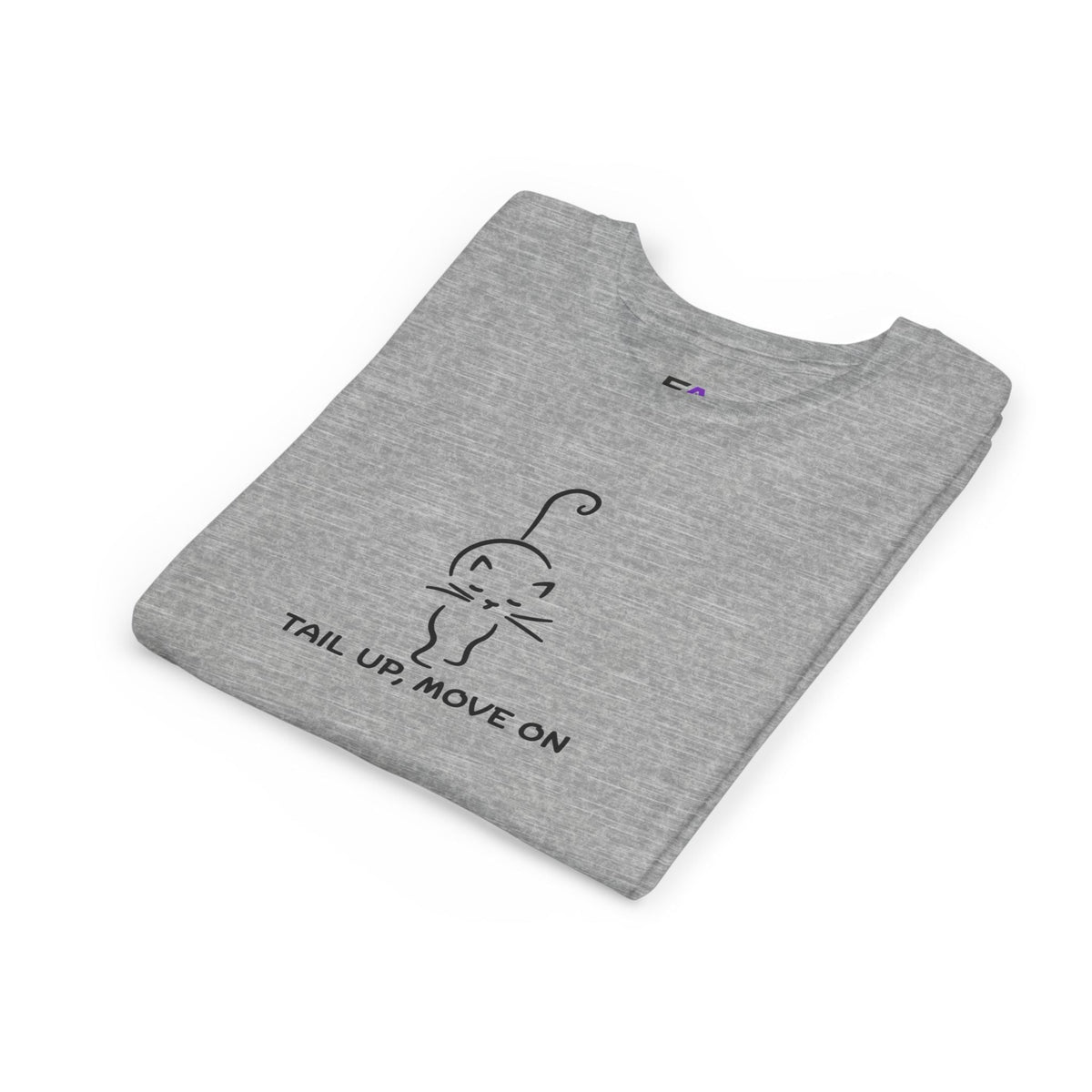 Tail Up, Move On Youth Tee – Small Human, Big Attitude
