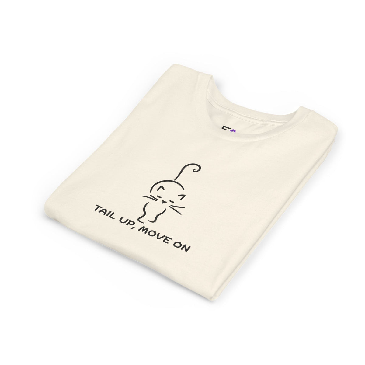 Tail Up, Move On Youth Tee – Small Human, Big Attitude