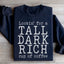 Sweatshirt "Tasse de café riche et sombre"