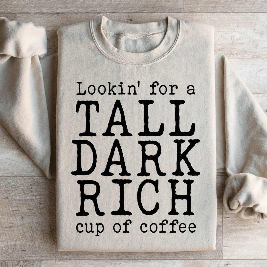 Sweatshirt "Tasse de café riche et sombre"