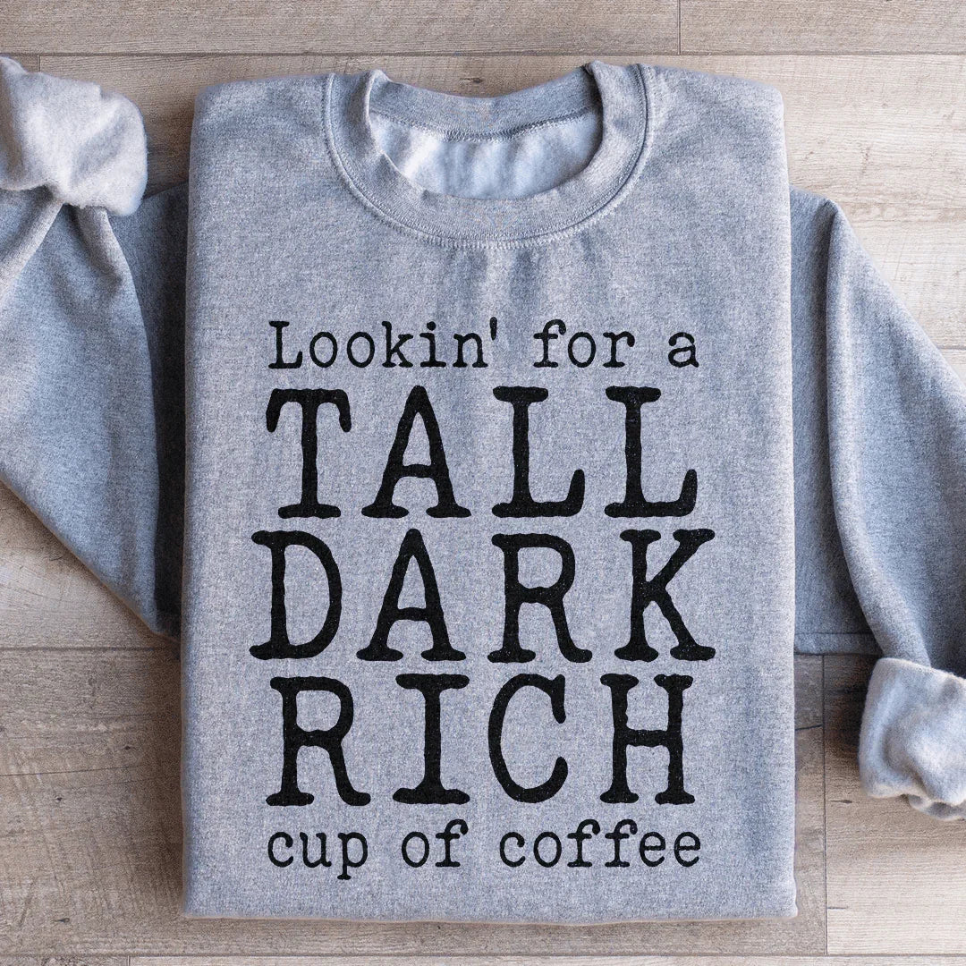 Sweatshirt "Tasse de café riche et sombre"