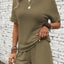 Tassel Round Neck Top and Shorts Set - Korvel