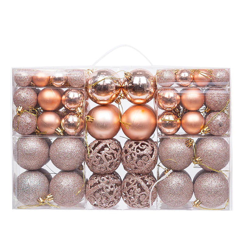 Decoraciones de Bolas de Navidad Premium - Set de 100 Piezas