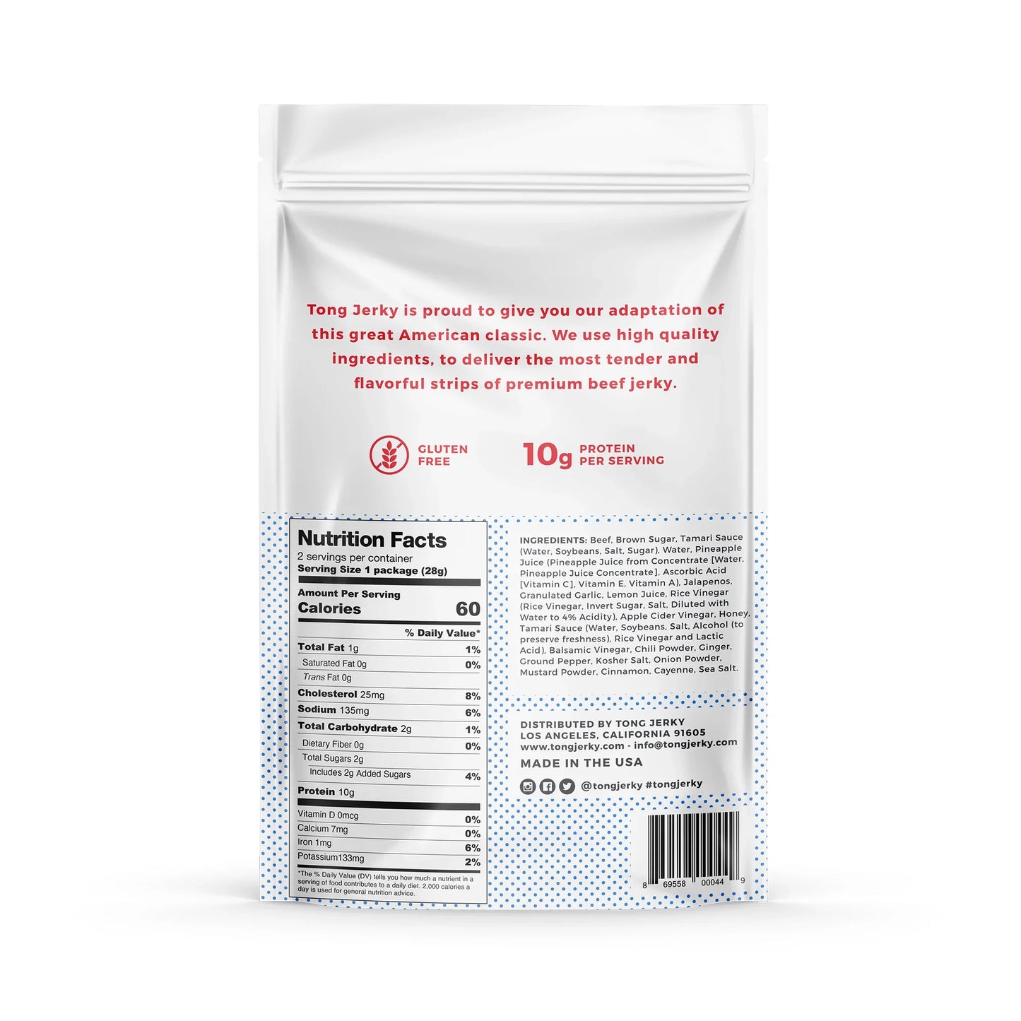 Jerky de la Receta Clásica de Tong