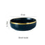 Elegant Blue Porcelain Dinner Plates
