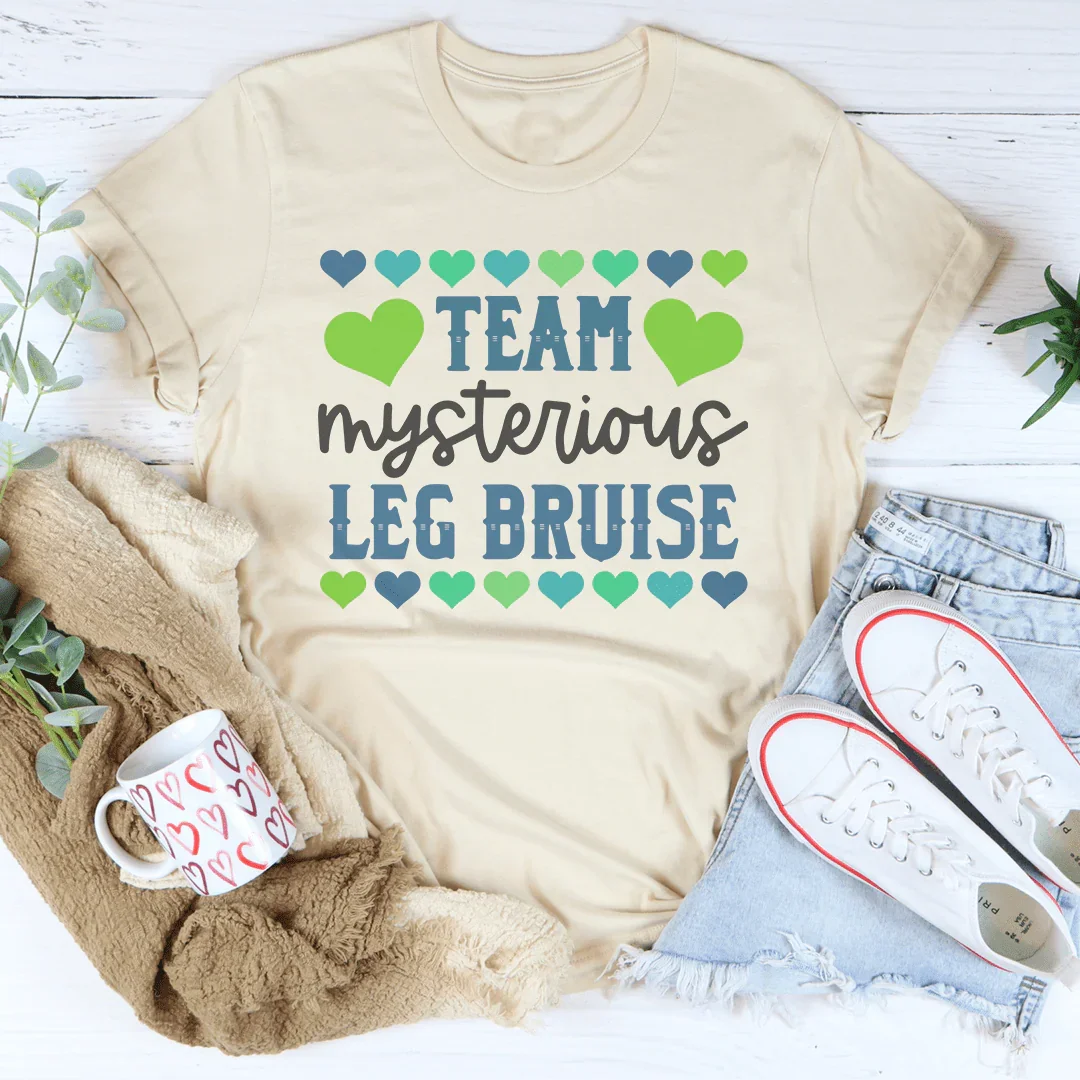 Camiseta del Equipo de Moretones Misteriosos en la Pierna