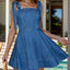 Temperament Commuting Fashion Strap Denim Women's Dress