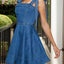 Temperament Commuting Fashion Strap Denim Women's Dress