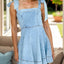 Temperament Commuting Fashion Strap Denim Women's Dress