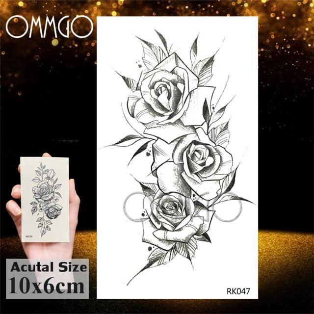Seahorse Dolphin Temporary Tattoo Stickers for All Ages