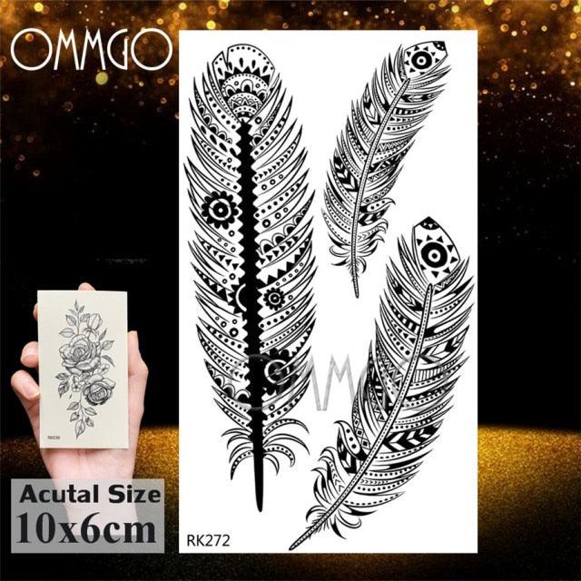 Seahorse Dolphin Temporary Tattoo Stickers for All Ages