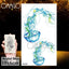 Seahorse Dolphin Temporary Tattoo Stickers for All Ages