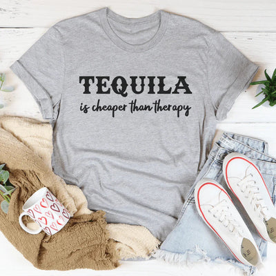 El tequila es más barato que la camiseta de terapia