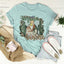 Vibrant Tequila Sunrise Graphic Tee - Korvel