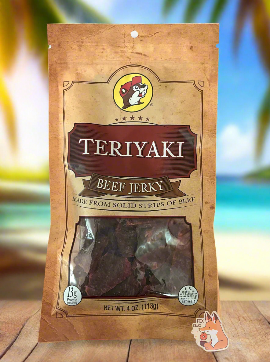 Buc-ee's Teriyaki Beef Jerky - Savory Snack Delight