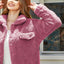 Texture Button Up Dropped Shoulder Coat - Korvel