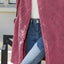 Texture Button Up Dropped Shoulder Coat - Korvel