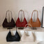 Texture PU Leather Shoulder Bag - Korvel