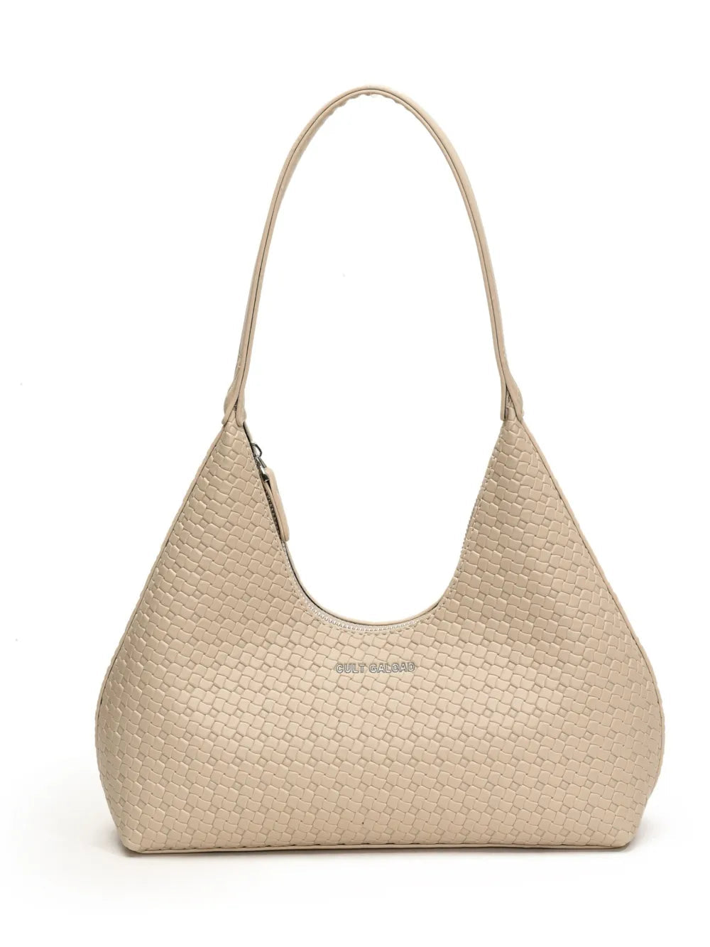 Texture PU Leather Shoulder Bag - Korvel