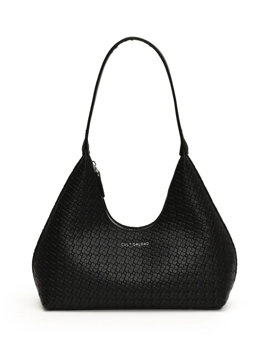 Texture PU Leather Shoulder Bag - Korvel