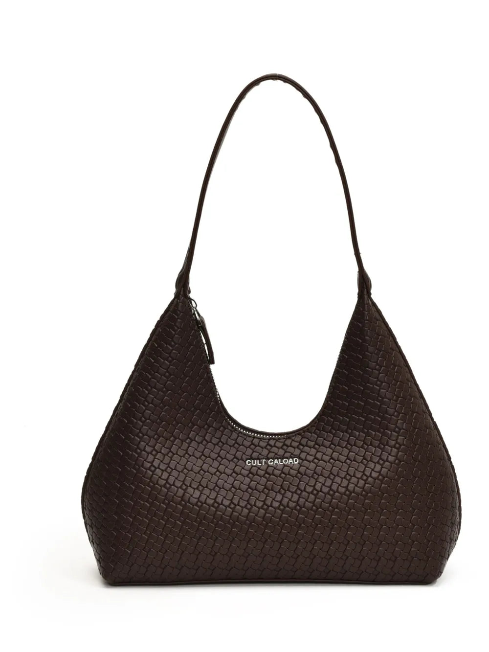 Texture PU Leather Shoulder Bag - Korvel