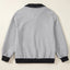 Texture Quarter Button Long Sleeve Sweatshirt