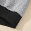 Texture Quarter Button Long Sleeve Sweatshirt