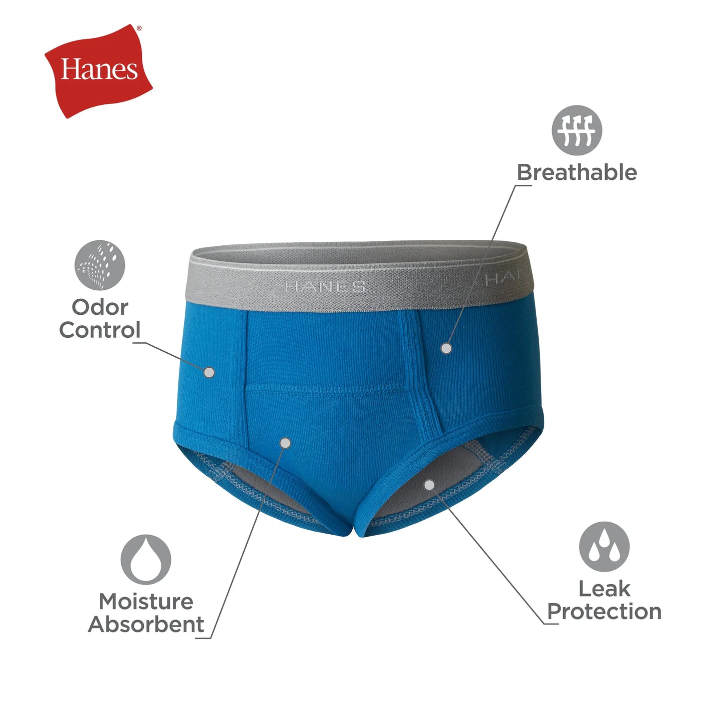 Hanes Boys Potty Trainer Underwear 6-Pack - Assorted Prints