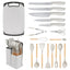 Ensemble de couteaux et ustensiles de cuisine CADABY de 19 pièces avec bloc