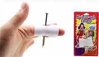 Nail Thru Finger Gag - Hilarious Prank Toy