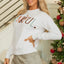 THANKFUL Round Neck Long Sleeve Knit Top