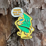 Broche Arbre Ça a été Près - Papillon en Métal