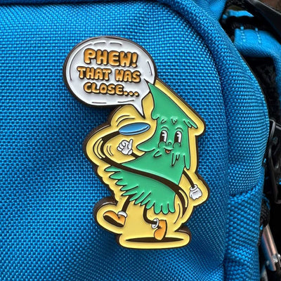 Broche Arbre Ça a été Près - Papillon en Métal
